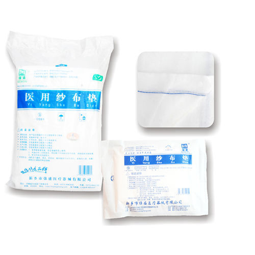 Compressa di garza in cotone - 581 - Xinxiang Qiangsheng Medical Equipment - sterile