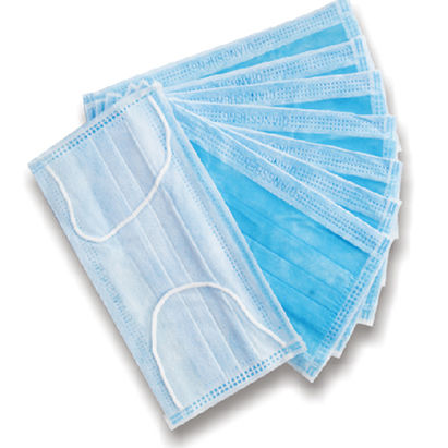Mascherina chirurgica per adulti - 596 - Xinxiang Qiangsheng Medical Equipment - blu / monouso / in tessuto non tessuto