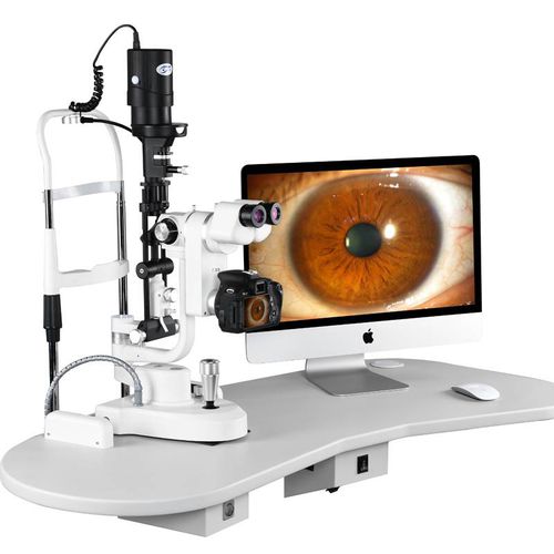 Lampada a fessura digitale - ML-350 - Chengdu SDK Medical Science and Technology - da tavolo