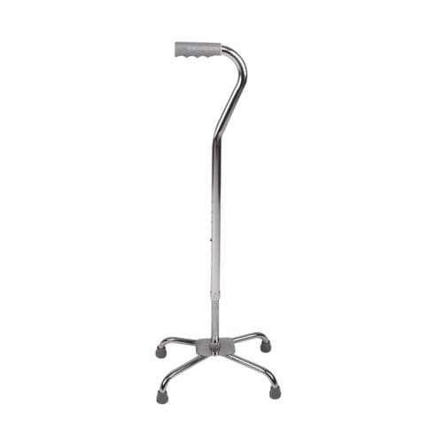 Bastone da passeggio con impugnatura fuori asse - KR921 - Zhenjiang Kangrui Rehabilitation Equipment Co., Ltd. - quadripode / ad altezza regolabile / antiscivolo