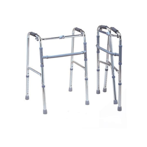 Deambulatore ad altezza regolabile - KR913L - Zhenjiang Kangrui Rehabilitation Equipment Co., Ltd. - pieghevole