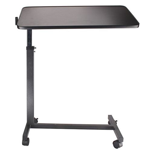 Tavolino servitore con rotelle - KR573 - Zhenjiang Kangrui Rehabilitation Equipment Co., Ltd. - ad altezza regolabile / ad azionamento manuale