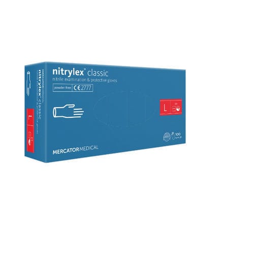 Guanto in nitrile - NITRYLEX-L - Bull Products - medico / L / scatola da 100 pezzi