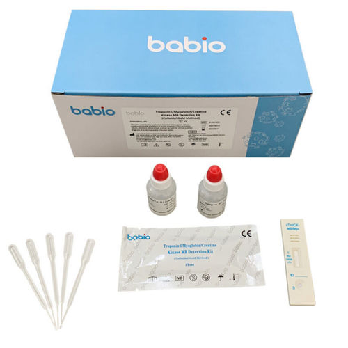 Kit di test per malattie cardiovascolari - Jinan Babio Biotech - per anticorpi / cTnI / della mioglobina
