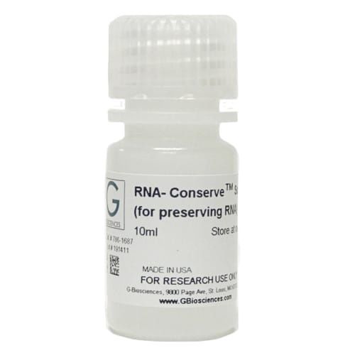 Reagente per estrazione di RNA - RNA-Conserve™  - G-BIOSCIENCES - in soluzione / per tessuti / batteriologico