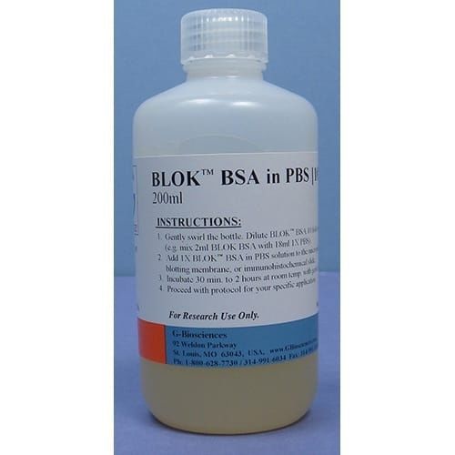 Reagente in soluzione - BLOK™ - G-BIOSCIENCES - albumina di siero bovino / per immunoistochimica / di proteine