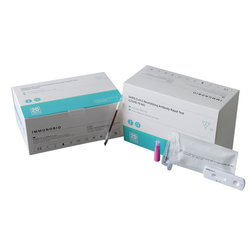 Kit di test per diagnosi COVID-19 - Hangzhou Immuno Biotech Co., Ltd - per anticorpi neutralizzanti / del coronavirus / di sangue totale