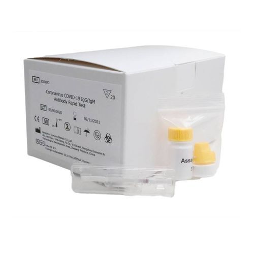Test rapido per diagnosi COVID-19 - Hangzhou Immuno Biotech Co., Ltd - d'IgG / di IgM / del coronavirus