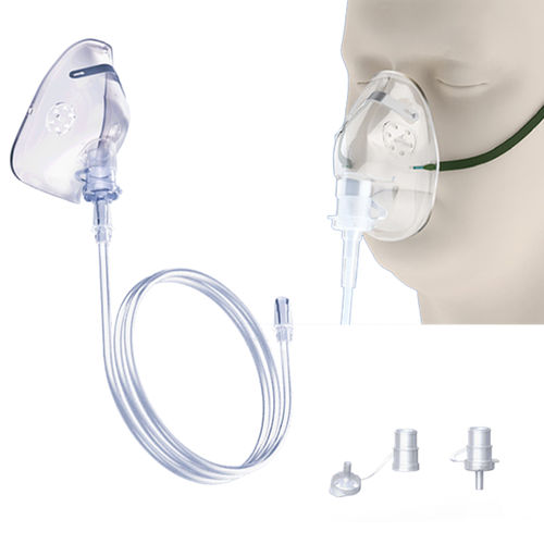 Maschera per ossigenoterapia in PVC - Entie Medica - trasparente / regolabile
