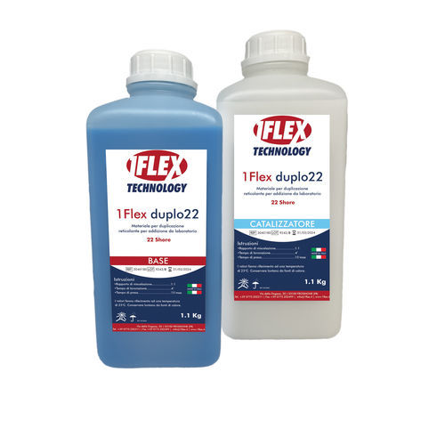 Materiale odontoiatrico in silicone - Duplo 22 - 1Flex Technology - per laboratorio odontotecnico / di duplicazione / liquido