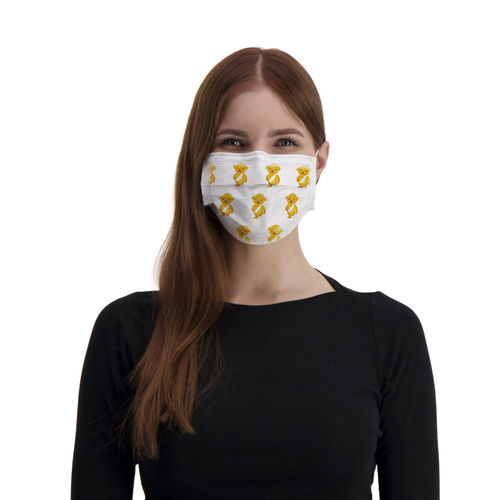 Mascherina chirurgica di tipo IIR - Teddy Bear - Lifa Air - senza lattice / senza fibra di vetro / per adulti