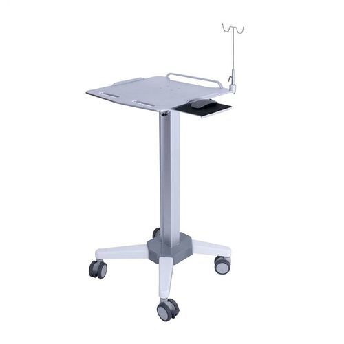 Carrello informatico medico - QingDao Wealthy automation equipment co., Ltd - con ECG / ad altezza regolabile