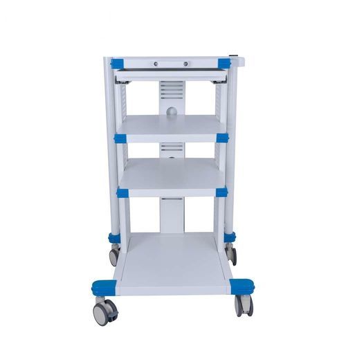 Carrello medico - QingDao Wealthy automation equipment co., Ltd - endoscopico / multifunzione / in alluminio