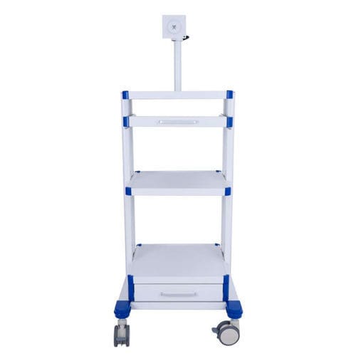 Carrello medico - QingDao Wealthy automation equipment co., Ltd - per endoscopia / multifunzione / con cassetti