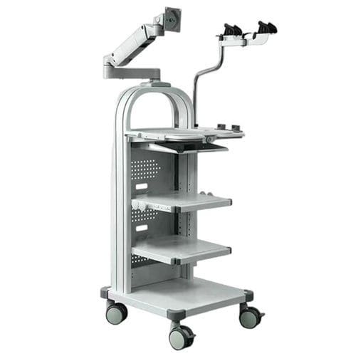Carrello medico - Olympus - QingDao Wealthy automation equipment co., Ltd - per endoscopia / par paziente umano / ad altezza regolabile