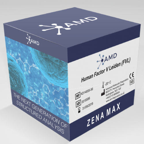 Kit di test della trombofilia - Zena Max - Advanced Molecular Diagnostics Ltd. - glutammina / genetico / SNP