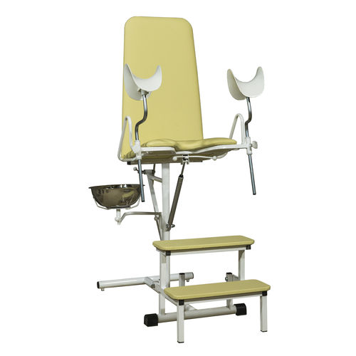 Poltrona per visita ginecologica - KG-1M - Zapovit - pneumatica / ad altezza regolabile / a 2 sezioni