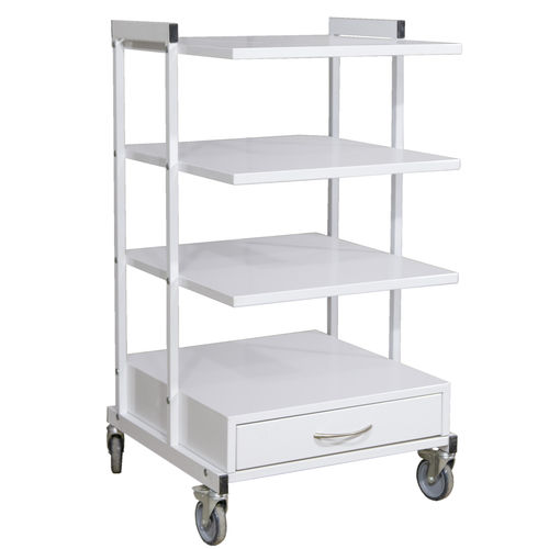 Carrello da laboratorio - VP-1 - Zapovit - per apparecchio / 1 cassetto / mobile