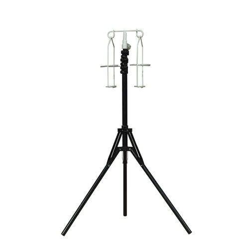 Asta portaflebo 2 ganci - SHDV-S - Zapovit - telescopica / pieghevole