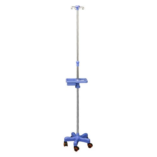 Asta portaflebo con rotelle - SHDV-L - Zapovit - 4 ganci