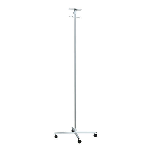 Asta portaflebo con rotelle - SHDV-P - Zapovit - 4 ganci