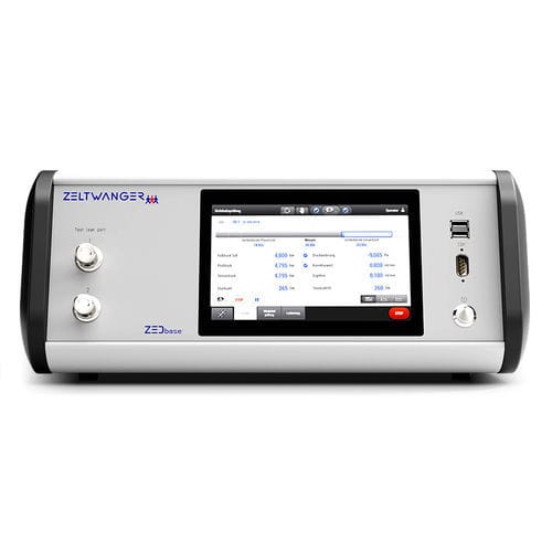 Tester di tenuta per dispositivi medici - ZEDbase+ - ZELTWANGER Gruppe GmbH - per imballaggi / per valvole / di pressione