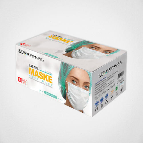 Mascherina chirurgica in polipropilene - BEYA Medical - senza fibra di vetro / per adulti / scatola da 50 pezzi