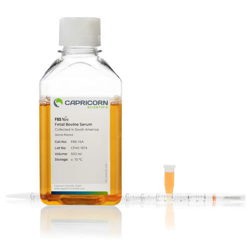 Reagente siero di vitello fetale - FBS-16A - Capricorn Scientific GmbH - fattore di crescita / per coltura cellulare / liquido
