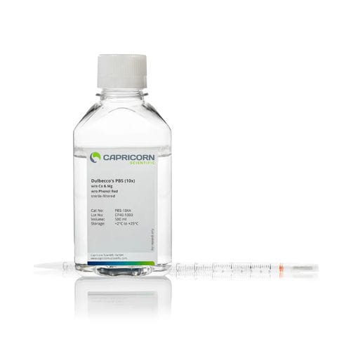 Reagente soluzione salina - PBS-10XA - Capricorn Scientific GmbH - DPBS / di attività biologica