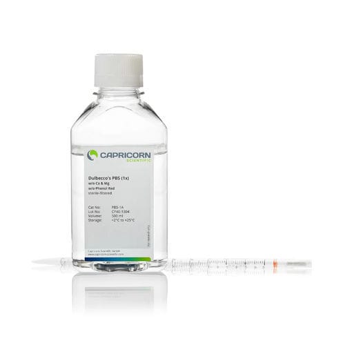 Reagente soluzione salina - PBS-1A - Capricorn Scientific GmbH - DPBS / di attività biologica