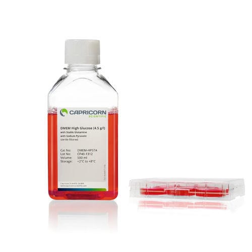 Reagente mezzo di crescita - DMEM-HPSTA - Capricorn Scientific GmbH - Medio Eagle modificato da Dulbecco / per coltura cellulare / liquido