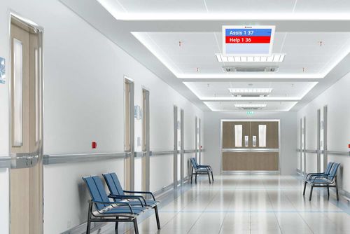 Sistema di chiamata infermiera per letto - InfoTab - Caretronic Ltd - di zona / per struttura sanitaria