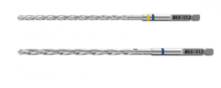 Punta per chirurgia ortopedica - SK-C-3 series - Delphos Implants - metallizzata