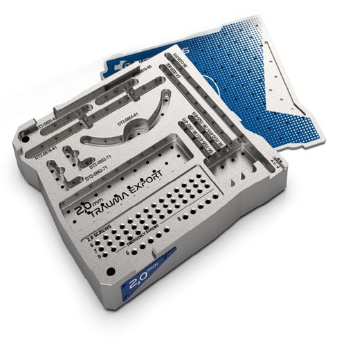 Strumentario per chirurgia ortognatica - System D Mini S 2,0mm Tray D MiniS Trauma export - Delphos Implants