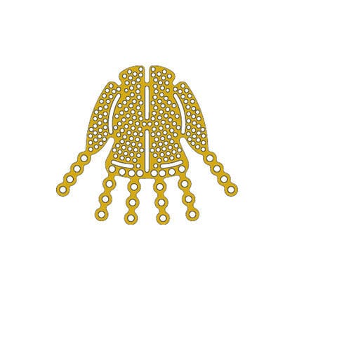 Impianto periorbitale non assorbibile - System D middle S - Delphos Implants