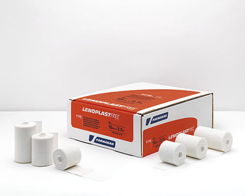 Bendaggio in cotone - Lenoplast Free - FARMABAN S.A. - elastico / traspirante