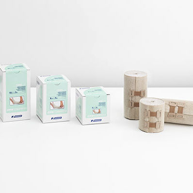 Bendaggio in cotone - CPK Compress - FARMABAN S.A. - elastico / traspirante