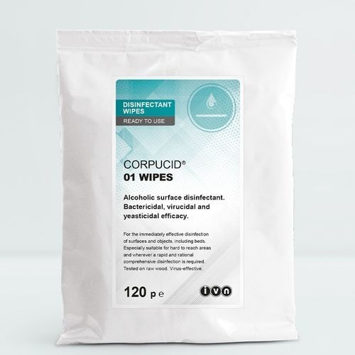 Salvietta detergente per pavimenti e altre superfici - CORPUCID® 01 - IVN Nettetal & Unigema - 120 pezzi