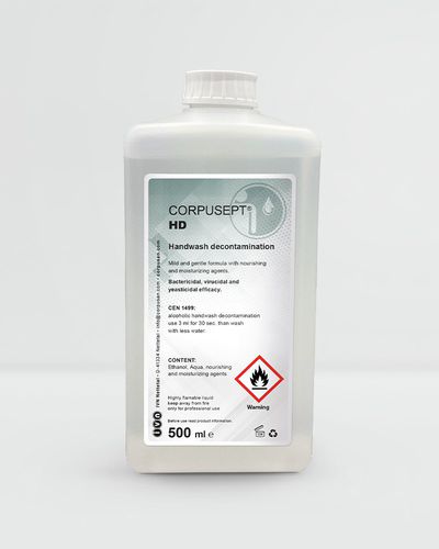 Sapone antisettico virucida - CORPUSEPT® - IVN Nettetal & Unigema - fungicida / battericida / sporicida