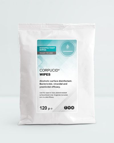 Salvietta detergente per pavimenti e altre superfici - CORPUCID® - IVN Nettetal & Unigema - 120 pezzi