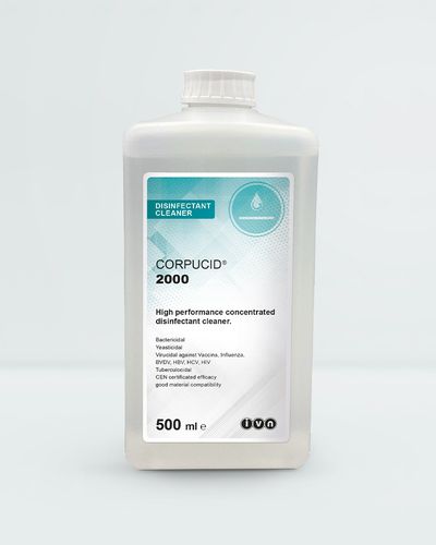 Disinfettante per mobili ospedalieri - CORPUCID® 2000 - IVN Nettetal & Unigema - per pavimenti / liquido / 500 mL