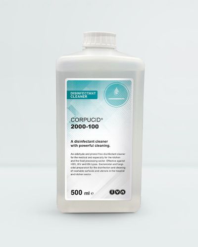 Disinfettante per mobili ospedalieri - CORPUCID® 2000-100 - IVN Nettetal & Unigema - per pavimenti / liquido / 500 mL