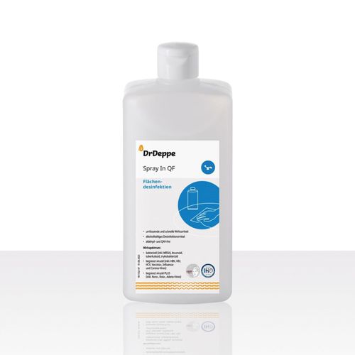 Disinfettante per pavimenti e altre superfici - Spray In QF - Laboratorium Dr. Deppe - liquido / 1000 ml / 500 mL