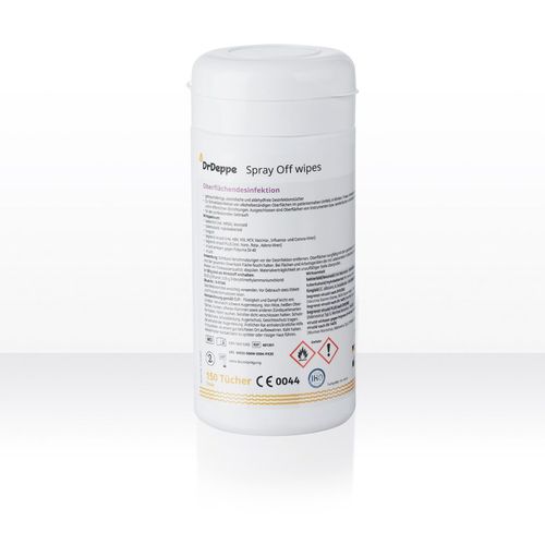 Salvietta detergente per pavimenti e altre superfici - Spray Off  - Laboratorium Dr. Deppe - 150 pezzi