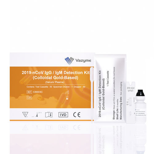 Kit di test per diagnosi COVID-19 - Nanjing Vazyme Medical Technology Co.,Ltd - di immunoglobulina / d'IgG / di IgM