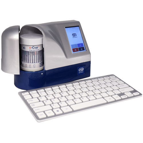 Digitalizzatore per strisce per test - u-Cup ReaderTM - UCP Biosciences Inc. - compatto