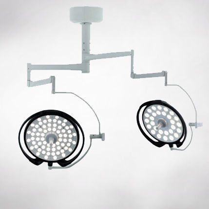 Lampada scialitica a soffitto - CL-62D - Üzümcü Hospital Equipment - LED / 2 bracci / 96