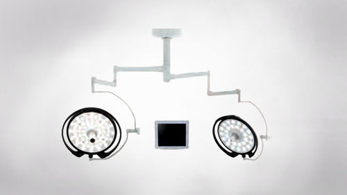 Lampada scialitica a soffitto - CL-660 CM - Üzümcü Hospital Equipment - LED / 2 bracci / 96