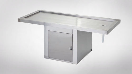 Tavolo di lavaggio salme - MG20.10 - Üzümcü Hospital Equipment - rettangolare / in acciaio inossidabile