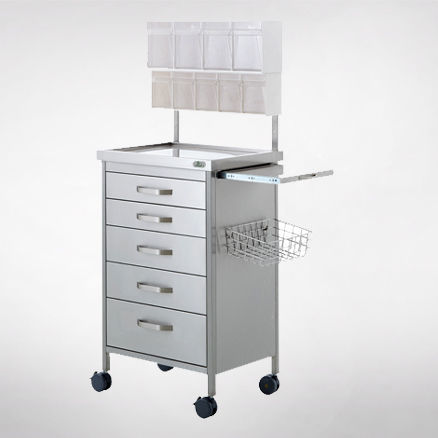 Carrello per anestesia - 24140  - Üzümcü Hospital Equipment - di sterilizzazione / per sala operatoria / per apparecchio